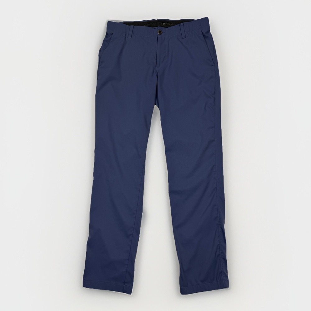 Under Armour Men's Showdown Gray Blue Golf Pants Size 34 Regular Straight